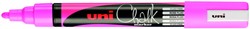 Krijtstift Uni-ball chalk rond 1.8-2.5mm fluor roze