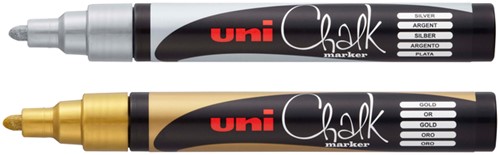 Krijtstift Uni-ball chalk rond 1.8-2.5mm goud-2