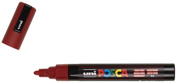 Verfstift Posca PC5M medium robijnrood-2