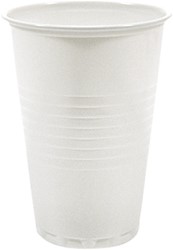 Beker IEZZY 180ml Ø70mm plastic 100 stuks wit