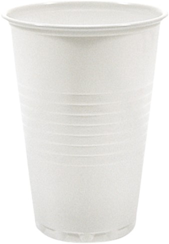 Beker IEZZY 180ml Ø70mm plastic 100 stuks wit