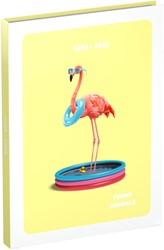 Schoolagenda 2022-2023 Funny Animals Flamingo
