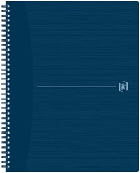 Spiraalblok Oxford Origin A4+ lijn 140 pagina's 80gr blauw