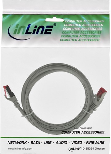 Kabel inLine patch CAT.6 S/FTP 2 meter grijs-2