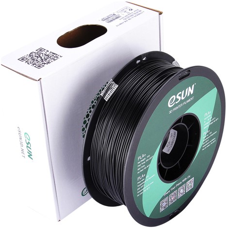 3D Filament Esun 1.75mm PLA 1kg zwart