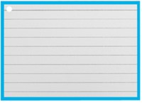 Flashcards A7 Blauw incl. clipring-2