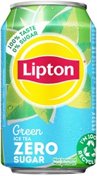 Frisdrank Lipton Ice Tea green zero blik 330ml