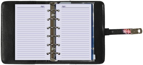 Organizer Kalpa Pocket inclusief agenda 2025-2026 7dagen/2pagina's bloemenzee zwart-9