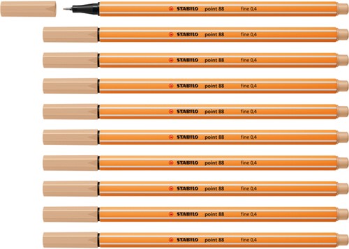 Fineliner STABILO point 88/86 fijn nude-4