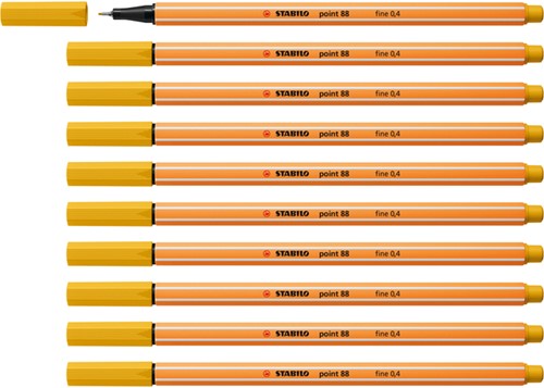 Fineliner STABILO point 88/87 fijn curry-4
