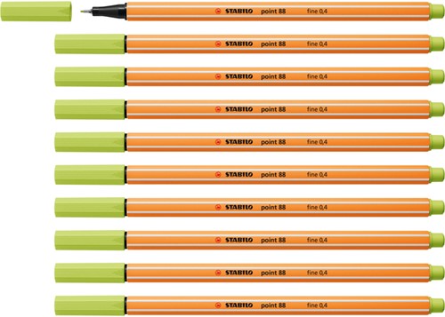 Fineliner STABILO point 88/14 fijn vleugje limoen-4