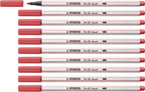 Brushstift STABILO Pen 568/47 roestig rood-4