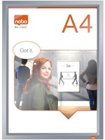 Kliklijst Nobo Impression Pro A4 zilver-2