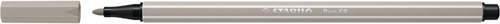 Viltstift STABILO Pen 68/93 medium  warm grijs