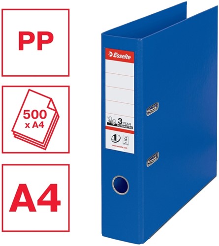 Ordner Esselte Vivida No.1 multipack 75mm A4 5 stuks blauw-1