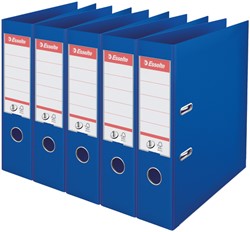 Ordner Esselte Vivida No.1 multipack 75mm A4 5 stuks blauw