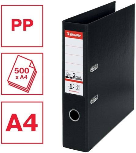Ordner Esselte Vivida No.1 multipack 75mm A4 5 stuks zwart-1