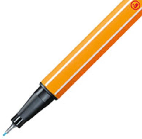 Fineliner STABILO point 88/031 fijn neon blauw-3