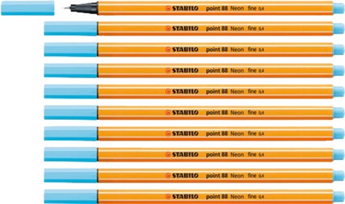 Fineliner STABILO point 88/031 fijn neon blauw-1