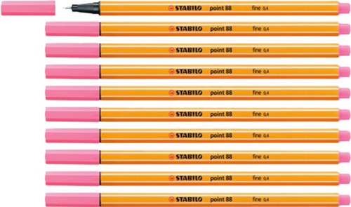 Fineliner STABILO point 88/29 fijn roze-1