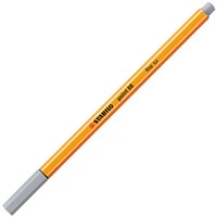 Fineliner STABILO point 88/95 fijn middelkoud grijs-3