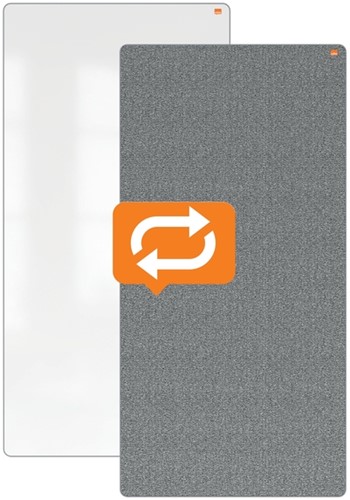 Draagbaar whiteboard en memobord Nobo move & meet 1800x900mm-8