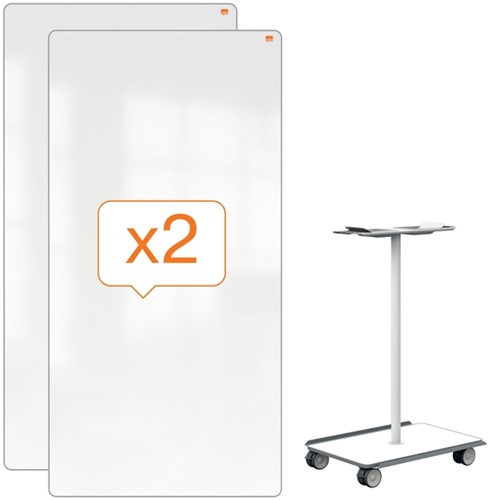 Whiteboard systeem Nobo Move & Meet 90x180cm-1