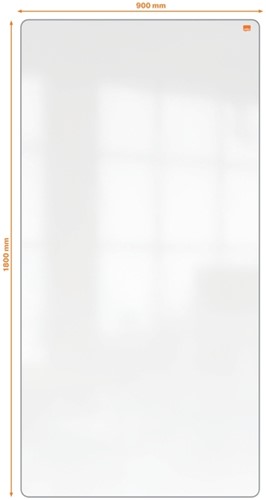 Whiteboard Nobo Move & Meet 90x180cm grijs-1