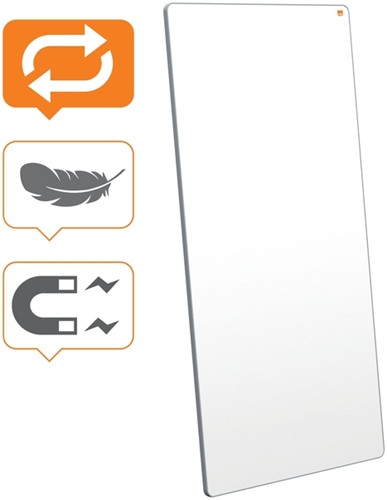 Whiteboard Nobo Move & Meet 90x180cm grijs-3