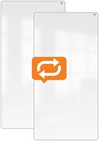 Whiteboard Nobo Move & Meet 90x180cm grijs-6