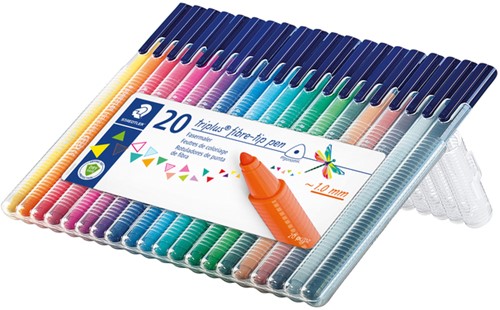 Kleurstift Staedtler 323 Triplus color à 20 kleuren-2