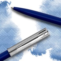 Balpen Waterman Allure DeLuxe blue fijn-3