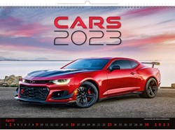 Kalender 2023 Helma 365 45x31.5cm Autos