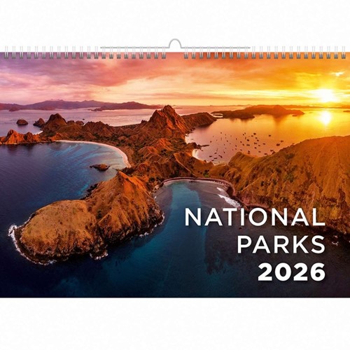 Kalender 2026 Helma 365 31.5x45cm Nationale parken