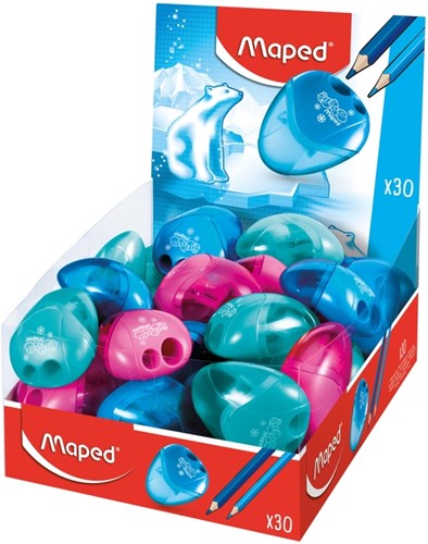 Puntenslijper Maped Igloo 2gaats display á 30 stuks assorti