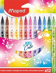 Kleurstiften Maped Mini Cute set à 12 kleuren