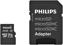 Geheugenkaart Philips micro SDXC Class 10 UHS-I U1 64GB