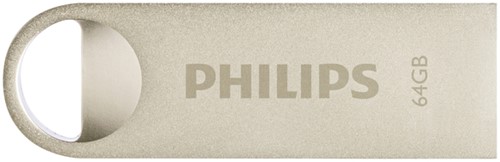 USB-stick 2.0 Philips moon vintage silver 64GB-2