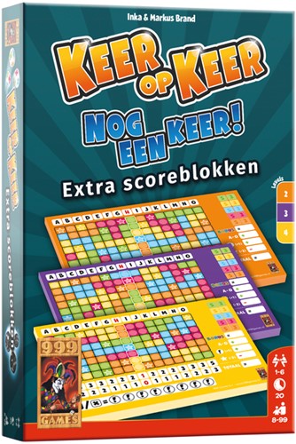 Scoreblok Keer op Keer level 2,3 en 4
