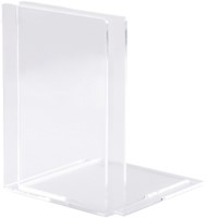 Boekensteun MAUL acryl 12x12x17cm set 2 glashelder-3