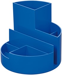 Pennenkoker MAUL roundbox Blauwe Engel recycled 6 vaks blauw