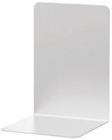 Boekensteun MAUL aluminium 12x12x17.5cm set 2 zilver