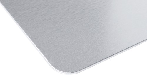 Boekensteun MAUL aluminium 12x12x17.5cm set 2 zilver-1