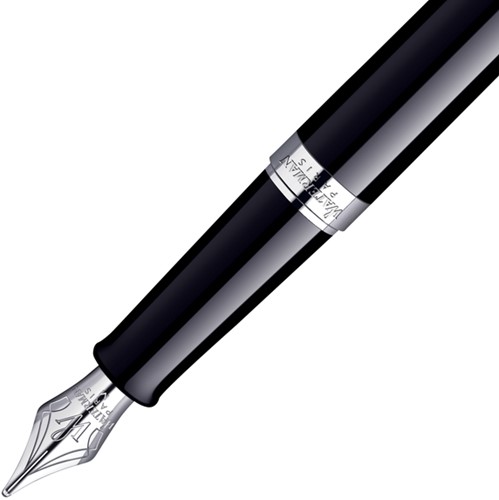 Vulpen Waterman Hémisphère black lacquer CT medium-3