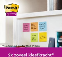 Memoblok Post-it Z-Notes R330 Super Sticky 76x76mm Soulful 6 stuks-2