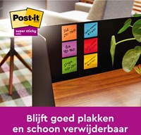 Memoblok Post-it 654 Super Sticky 76x76mm Soulful 6 stuks-3
