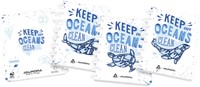 Schrift Adoc Ocean Waste Plastics A4 lijn 144 pagina's 90gr