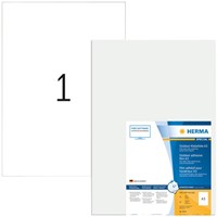 Etiket HERMA 9544 297x420mm weerbestendig wit 40stuks-1
