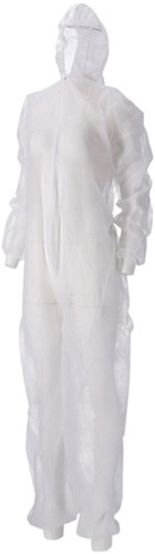 Overall CMT XXL non-woven ritssluiting PP wit 50 stuks-3