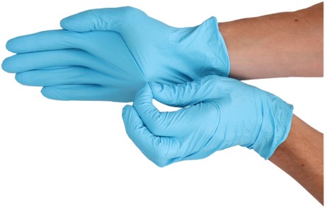 Handschoen CMT L nitril blauw 100 stuks-3
